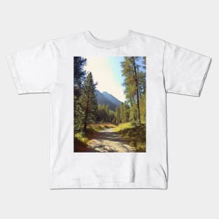 Hiking in Switzerland Kids T-Shirt